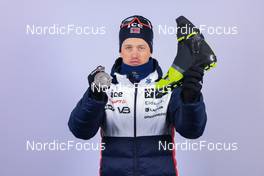 11.02.2023, Oberhof, Germany (GER): Tarjei Boe (NOR) - IBU World Championships Biathlon, medals, Oberhof (GER). www.nordicfocus.com. © Manzoni/NordicFocus. Every downloaded picture is fee-liable.