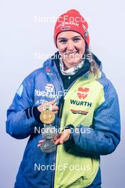 18.02.2023, Oberhof, Germany (GER): Denise Herrmann-Wick (GER) - IBU World Championships Biathlon, medals, Oberhof (GER). www.nordicfocus.com. © Manzoni/NordicFocus. Every downloaded picture is fee-liable.