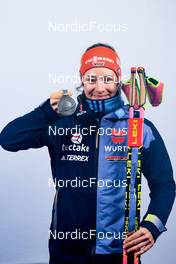 18.02.2023, Oberhof, Germany (GER): Sophia Schneider (GER) - IBU World Championships Biathlon, medals, Oberhof (GER). www.nordicfocus.com. © Manzoni/NordicFocus. Every downloaded picture is fee-liable.