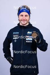 18.02.2023, Oberhof, Germany (GER): Peppe Femling (SWE) - IBU World Championships Biathlon, medals, Oberhof (GER). www.nordicfocus.com. © Manzoni/NordicFocus. Every downloaded picture is fee-liable.
