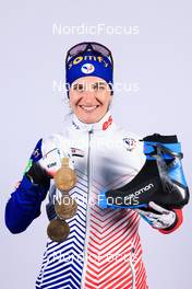 19.02.2023, Oberhof, Germany (GER): Julia Simon (FRA) - IBU World Championships Biathlon, medals, Oberhof (GER). www.nordicfocus.com. © Manzoni/NordicFocus. Every downloaded picture is fee-liable.