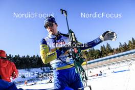 08.02.2023, Oberhof, Germany (GER): Martin Ponsiluoma (SWE) - IBU World Championships Biathlon, mixed relay, Oberhof (GER). www.nordicfocus.com. © Manzoni/NordicFocus. Every downloaded picture is fee-liable.