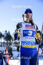 08.02.2023, Oberhof, Germany (GER): Sebastian Samuelsson (SWE) - IBU World Championships Biathlon, mixed relay, Oberhof (GER). www.nordicfocus.com. © Manzoni/NordicFocus. Every downloaded picture is fee-liable.