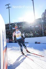 08.02.2023, Oberhof, Germany (GER): Paul Schommer (USA) - IBU World Championships Biathlon, mixed relay, Oberhof (GER). www.nordicfocus.com. © Manzoni/NordicFocus. Every downloaded picture is fee-liable.