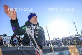 08.02.2023, Oberhof, Germany (GER): Jean Paul Giachino (FRA), coach Team France - IBU World Championships Biathlon, mixed relay, Oberhof (GER). www.nordicfocus.com. © Manzoni/NordicFocus. Every downloaded picture is fee-liable.