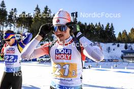 08.02.2023, Oberhof, Germany (GER): Adam Runnalls (CAN) - IBU World Championships Biathlon, mixed relay, Oberhof (GER). www.nordicfocus.com. © Manzoni/NordicFocus. Every downloaded picture is fee-liable.