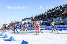 08.02.2023, Oberhof, Germany (GER): Event Feature: Race Start - IBU World Championships Biathlon, mixed relay, Oberhof (GER). www.nordicfocus.com. © Manzoni/NordicFocus. Every downloaded picture is fee-liable.