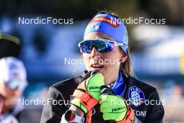 08.02.2023, Oberhof, Germany (GER): Lisa Vittozzi (ITA) - IBU World Championships Biathlon, mixed relay, Oberhof (GER). www.nordicfocus.com. © Manzoni/NordicFocus. Every downloaded picture is fee-liable.