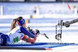 08.02.2023, Oberhof, Germany (GER): Anais Chevalier-Bouchet (FRA) - IBU World Championships Biathlon, mixed relay, Oberhof (GER). www.nordicfocus.com. © Manzoni/NordicFocus. Every downloaded picture is fee-liable.