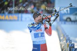 08.02.2023, Oberhof, Germany (GER): Quentin Fillon Maillet (FRA) - IBU World Championships Biathlon, mixed relay, Oberhof (GER). www.nordicfocus.com. © Reichert/NordicFocus. Every downloaded picture is fee-liable.