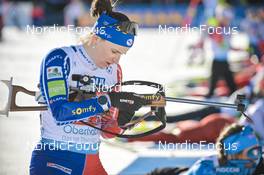 08.02.2023, Oberhof, Germany (GER): Julia Simon (FRA) - IBU World Championships Biathlon, mixed relay, Oberhof (GER). www.nordicfocus.com. © Reichert/NordicFocus. Every downloaded picture is fee-liable.