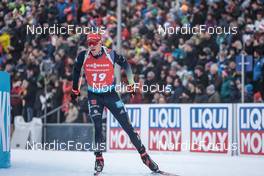 12.02.2023, Oberhof, Germany (GER): Roman Rees (GER) - IBU World Championships Biathlon, pursuit men, Oberhof (GER). www.nordicfocus.com. © Manzoni/NordicFocus. Every downloaded picture is fee-liable.