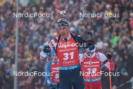 12.02.2023, Oberhof, Germany (GER): Paul Schommer (USA) - IBU World Championships Biathlon, pursuit men, Oberhof (GER). www.nordicfocus.com. © Manzoni/NordicFocus. Every downloaded picture is fee-liable.