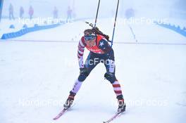 12.02.2023, Oberhof, Germany (GER): Paul Schommer (USA) - IBU World Championships Biathlon, pursuit men, Oberhof (GER). www.nordicfocus.com. © Reichert/NordicFocus. Every downloaded picture is fee-liable.