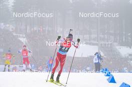 12.02.2023, Oberhof, Germany (GER): Niklas Hartweg (SUI) - IBU World Championships Biathlon, pursuit men, Oberhof (GER). www.nordicfocus.com. © Reichert/NordicFocus. Every downloaded picture is fee-liable.
