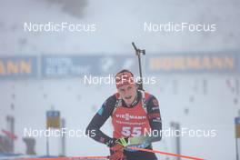 12.02.2023, Oberhof, Germany (GER): Benedikt Doll (GER) - IBU World Championships Biathlon, pursuit men, Oberhof (GER). www.nordicfocus.com. © Manzoni/NordicFocus. Every downloaded picture is fee-liable.