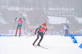 12.02.2023, Oberhof, Germany (GER): Roman Rees (GER) - IBU World Championships Biathlon, pursuit men, Oberhof (GER). www.nordicfocus.com. © Reichert/NordicFocus. Every downloaded picture is fee-liable.