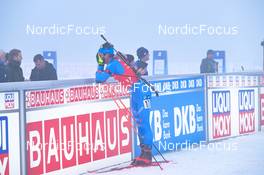 12.02.2023, Oberhof, Germany (GER): Tommaso Giacomel (ITA) - IBU World Championships Biathlon, pursuit men, Oberhof (GER). www.nordicfocus.com. © Reichert/NordicFocus. Every downloaded picture is fee-liable.
