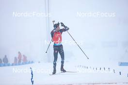 12.02.2023, Oberhof, Germany (GER): Sturla Holm Laegreid (NOR) - IBU World Championships Biathlon, pursuit men, Oberhof (GER). www.nordicfocus.com. © Manzoni/NordicFocus. Every downloaded picture is fee-liable.