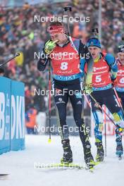 12.02.2023, Oberhof, Germany (GER): Johannes Kuehn (GER) - IBU World Championships Biathlon, pursuit men, Oberhof (GER). www.nordicfocus.com. © Manzoni/NordicFocus. Every downloaded picture is fee-liable.