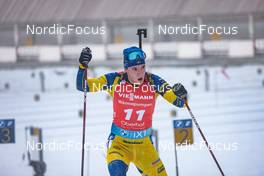 12.02.2023, Oberhof, Germany (GER): Sebastian Samuelsson (SWE) - IBU World Championships Biathlon, pursuit men, Oberhof (GER). www.nordicfocus.com. © Manzoni/NordicFocus. Every downloaded picture is fee-liable.