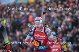 12.02.2023, Oberhof, Germany (GER): Simon Eder (AUT) - IBU World Championships Biathlon, pursuit men, Oberhof (GER). www.nordicfocus.com. © Manzoni/NordicFocus. Every downloaded picture is fee-liable.