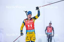 12.02.2023, Oberhof, Germany (GER): Sebastian Samuelsson (SWE) - IBU World Championships Biathlon, pursuit men, Oberhof (GER). www.nordicfocus.com. © Manzoni/NordicFocus. Every downloaded picture is fee-liable.