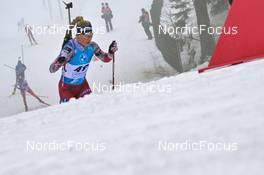12.02.2023, Oberhof, Germany (GER): Anna Gandler (AUT) - IBU World Championships Biathlon, pursuit women, Oberhof (GER). www.nordicfocus.com. © Reichert/NordicFocus. Every downloaded picture is fee-liable.