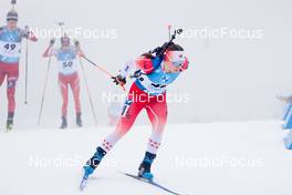 12.02.2023, Oberhof, Germany (GER): Nadia Moser (CAN) - IBU World Championships Biathlon, pursuit women, Oberhof (GER). www.nordicfocus.com. © Manzoni/NordicFocus. Every downloaded picture is fee-liable.