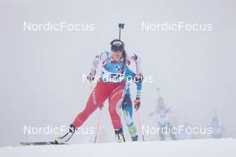 12.02.2023, Oberhof, Germany (GER): Lena Haecki-Gross (SUI) - IBU World Championships Biathlon, pursuit women, Oberhof (GER). www.nordicfocus.com. © Manzoni/NordicFocus. Every downloaded picture is fee-liable.