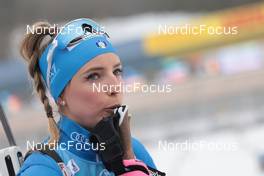 12.02.2023, Oberhof, Germany (GER): Samuela Comola (ITA) - IBU World Championships Biathlon, pursuit women, Oberhof (GER). www.nordicfocus.com. © Manzoni/NordicFocus. Every downloaded picture is fee-liable.