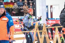 12.02.2023, Oberhof, Germany (GER): Sophia Schneider (GER) - IBU World Championships Biathlon, pursuit women, Oberhof (GER). www.nordicfocus.com. © Manzoni/NordicFocus. Every downloaded picture is fee-liable.