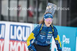 12.02.2023, Oberhof, Germany (GER): Mona Brorsson (SWE) - IBU World Championships Biathlon, pursuit women, Oberhof (GER). www.nordicfocus.com. © Manzoni/NordicFocus. Every downloaded picture is fee-liable.