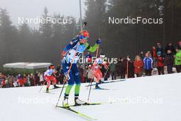 12.02.2023, Oberhof, Germany (GER): Anna Maka (POL), Anamarija Lampic (SLO), Kamila Zuk (POL), (l-r) - IBU World Championships Biathlon, pursuit women, Oberhof (GER). www.nordicfocus.com. © Manzoni/NordicFocus. Every downloaded picture is fee-liable.