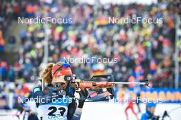 12.02.2023, Oberhof, Germany (GER): Janina Hettich-Walz (GER) - IBU World Championships Biathlon, pursuit women, Oberhof (GER). www.nordicfocus.com. © Reichert/NordicFocus. Every downloaded picture is fee-liable.