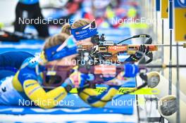 12.02.2023, Oberhof, Germany (GER): Mona Brorsson (SWE) - IBU World Championships Biathlon, pursuit women, Oberhof (GER). www.nordicfocus.com. © Reichert/NordicFocus. Every downloaded picture is fee-liable.