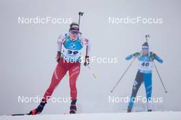 12.02.2023, Oberhof, Germany (GER): Amy Baserga (SUI) - IBU World Championships Biathlon, pursuit women, Oberhof (GER). www.nordicfocus.com. © Manzoni/NordicFocus. Every downloaded picture is fee-liable.