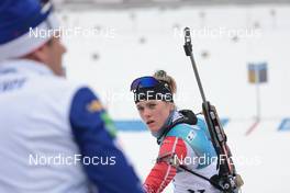 12.02.2023, Oberhof, Germany (GER): Sophie Chauveau (FRA) - IBU World Championships Biathlon, pursuit women, Oberhof (GER). www.nordicfocus.com. © Manzoni/NordicFocus. Every downloaded picture is fee-liable.