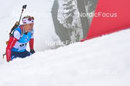 12.02.2023, Oberhof, Germany (GER): Lucie Charvatova (CZE) - IBU World Championships Biathlon, pursuit women, Oberhof (GER). www.nordicfocus.com. © Reichert/NordicFocus. Every downloaded picture is fee-liable.