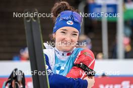 12.02.2023, Oberhof, Germany (GER): Lou Jeanmonnot (FRA) - IBU World Championships Biathlon, pursuit women, Oberhof (GER). www.nordicfocus.com. © Manzoni/NordicFocus. Every downloaded picture is fee-liable.
