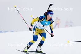 12.02.2023, Oberhof, Germany (GER): Anna Magnusson (SWE) - IBU World Championships Biathlon, pursuit women, Oberhof (GER). www.nordicfocus.com. © Manzoni/NordicFocus. Every downloaded picture is fee-liable.
