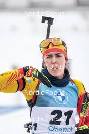 12.02.2023, Oberhof, Germany (GER): Lotte Lie (BEL) - IBU World Championships Biathlon, pursuit women, Oberhof (GER). www.nordicfocus.com. © Manzoni/NordicFocus. Every downloaded picture is fee-liable.