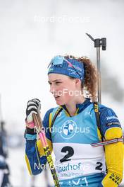 12.02.2023, Oberhof, Germany (GER): Hanna Oeberg (SWE) - IBU World Championships Biathlon, pursuit women, Oberhof (GER). www.nordicfocus.com. © Manzoni/NordicFocus. Every downloaded picture is fee-liable.