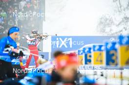 12.02.2023, Oberhof, Germany (GER): Amy Baserga (SUI) - IBU World Championships Biathlon, pursuit women, Oberhof (GER). www.nordicfocus.com. © Reichert/NordicFocus. Every downloaded picture is fee-liable.