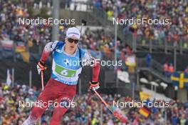 18.02.2023, Oberhof, Germany (GER): Dominic Unterweger (AUT) - IBU World Championships Biathlon, relay men, Oberhof (GER). www.nordicfocus.com. © Reichert/NordicFocus. Every downloaded picture is fee-liable.