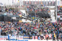 18.02.2023, Oberhof, Germany (GER): Event Feature: Fans on the grandstand - IBU World Championships Biathlon, relay men, Oberhof (GER). www.nordicfocus.com. © Manzoni/NordicFocus. Every downloaded picture is fee-liable.