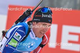 18.02.2023, Oberhof, Germany (GER): Quentin Fillon Maillet (FRA) - IBU World Championships Biathlon, relay men, Oberhof (GER). www.nordicfocus.com. © Reichert/NordicFocus. Every downloaded picture is fee-liable.