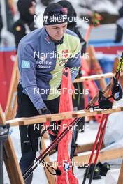 18.02.2023, Oberhof, Germany (GER): Justus Strelow (GER) - IBU World Championships Biathlon, relay men, Oberhof (GER). www.nordicfocus.com. © Manzoni/NordicFocus. Every downloaded picture is fee-liable.