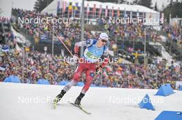 18.02.2023, Oberhof, Germany (GER): Dominic Unterweger (AUT) - IBU World Championships Biathlon, relay men, Oberhof (GER). www.nordicfocus.com. © Reichert/NordicFocus. Every downloaded picture is fee-liable.