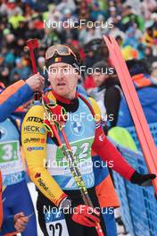 18.02.2023, Oberhof, Germany (GER): Florent Claude (BEL) - IBU World Championships Biathlon, relay men, Oberhof (GER). www.nordicfocus.com. © Manzoni/NordicFocus. Every downloaded picture is fee-liable.